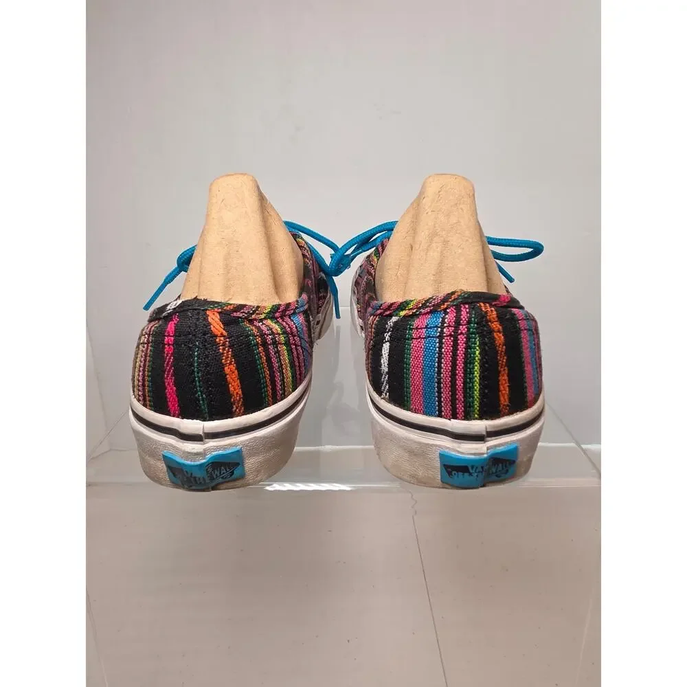 Vans Authentic Guate Stripe Sneaker Men's 4.5 Women's 6 Mulitcolor Shoes